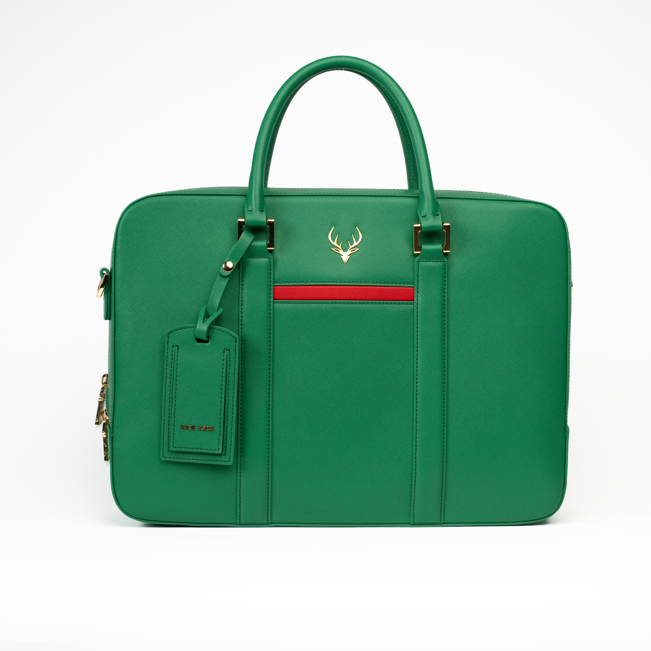 Green Saffiano Handbag