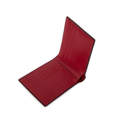 Burnt Maroon Crocodile Wallet