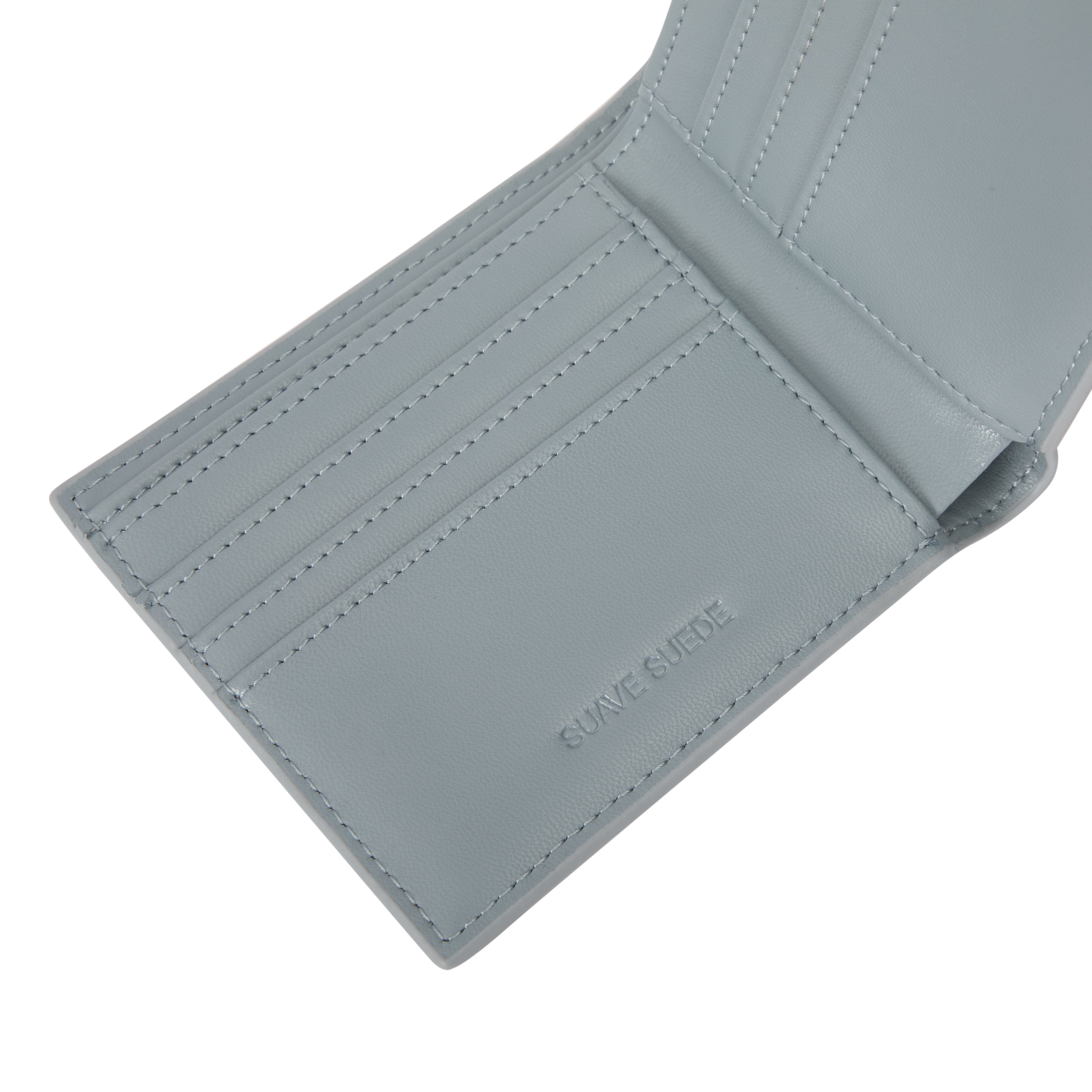 Grey Saffiano Wallet