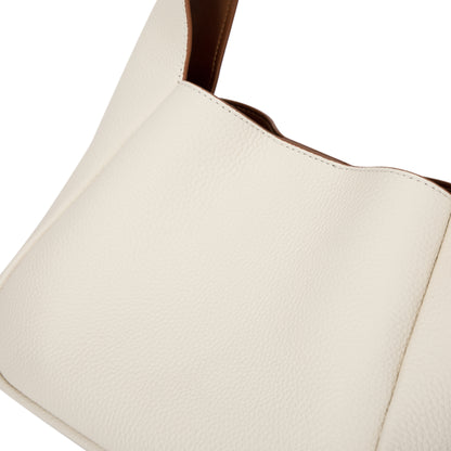 Crème Tumbler Shoulder Bag