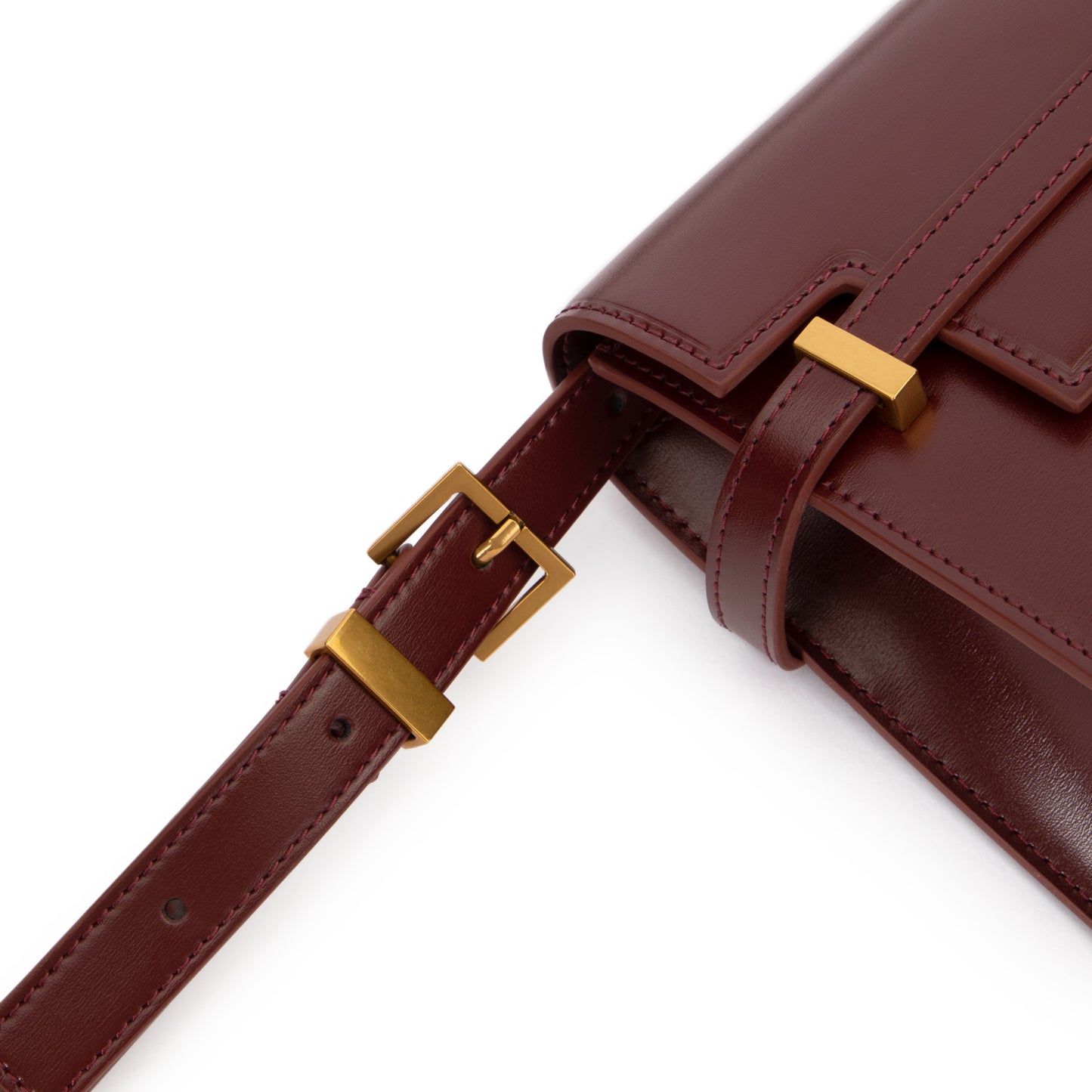 Crimson Maroon Manhattan Bag