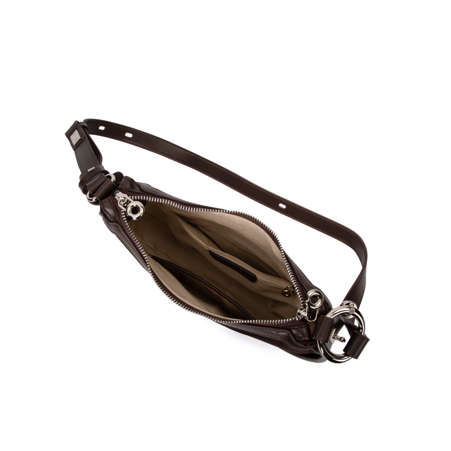 Cocoa Noir Opulent Crossbody Bag