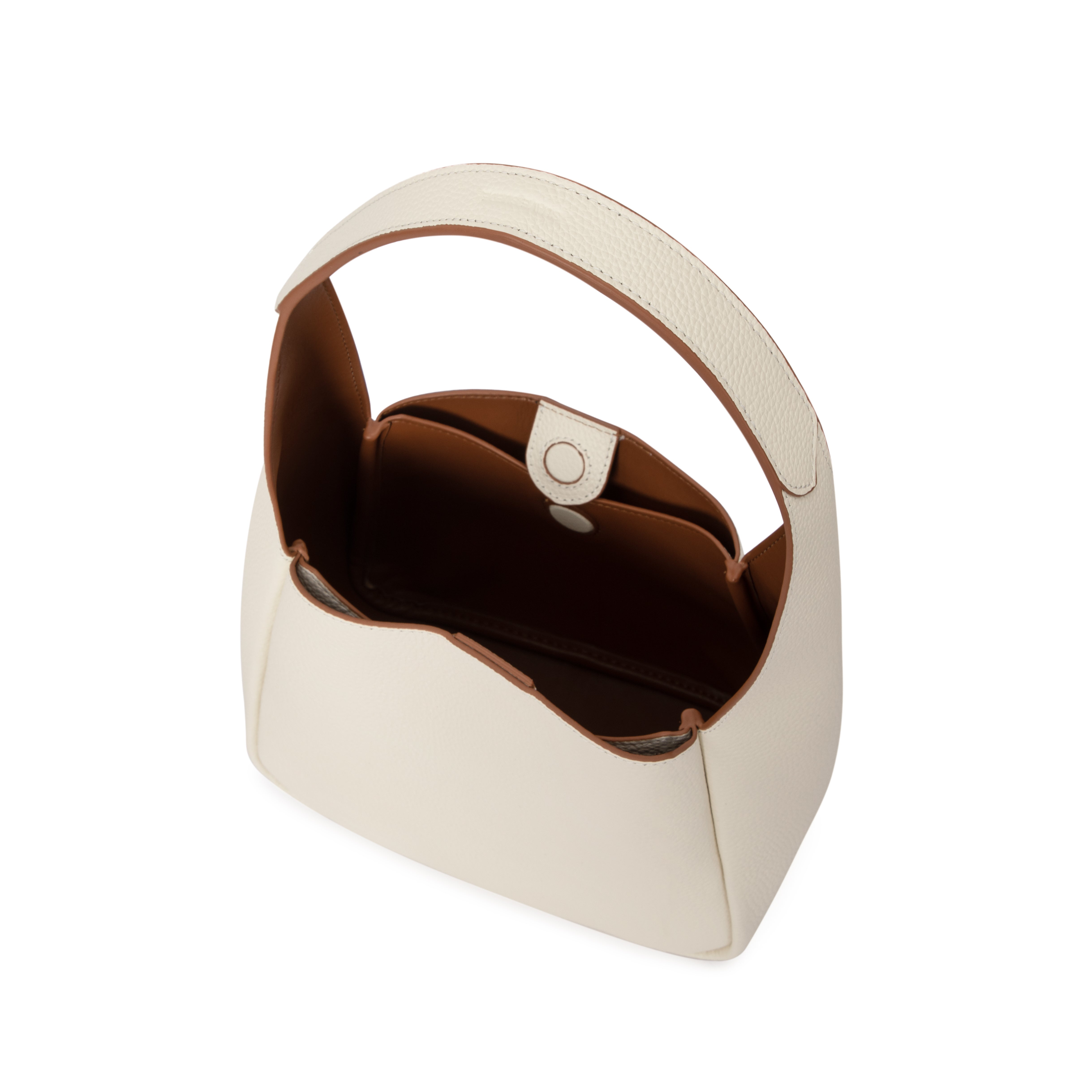 Crème Tumbler Shoulder Bag