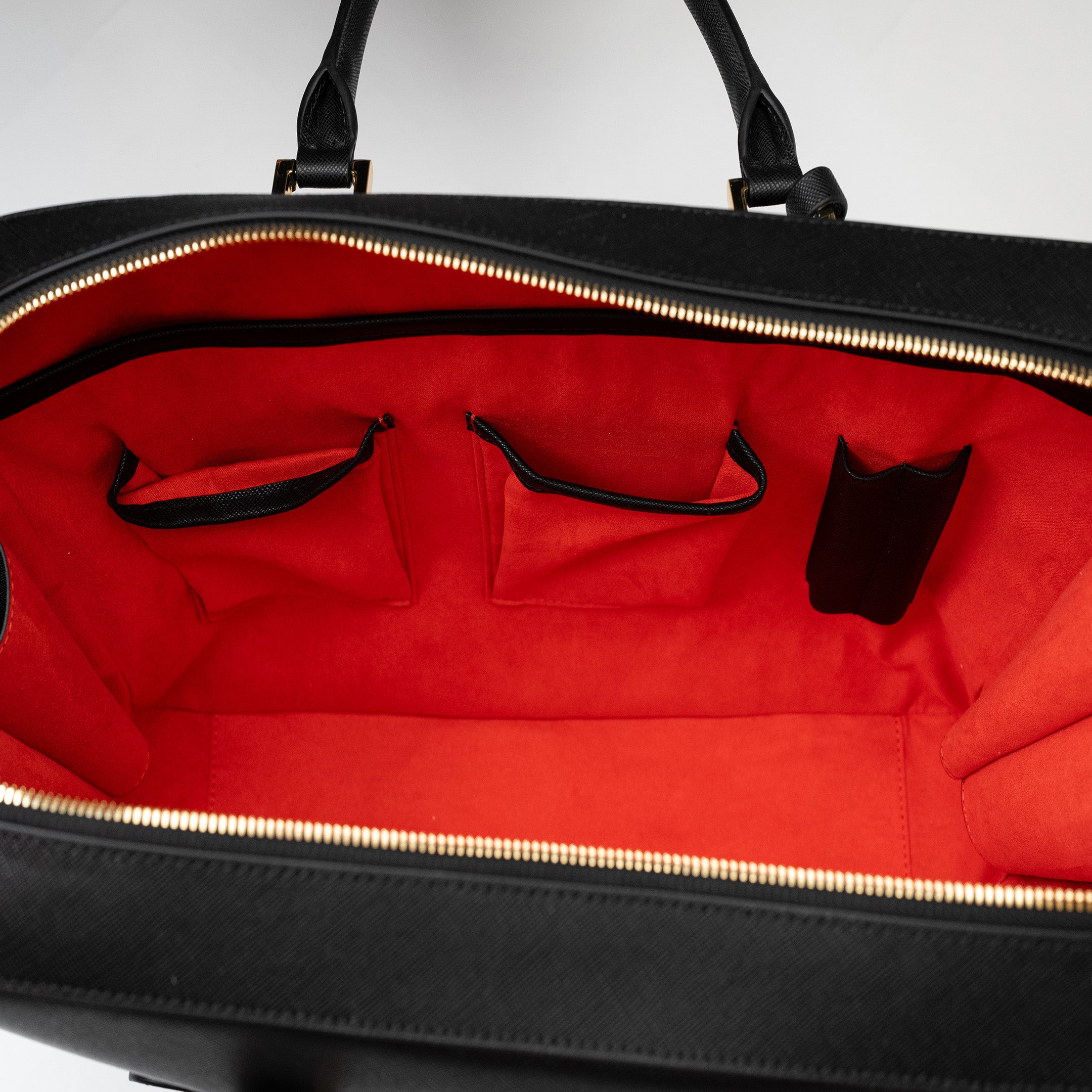 Black Saffiano Handbag