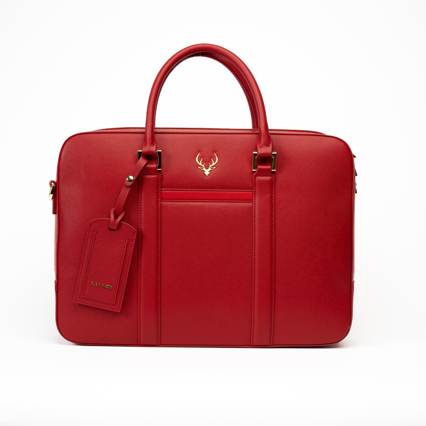 Red Leather Hand Bag