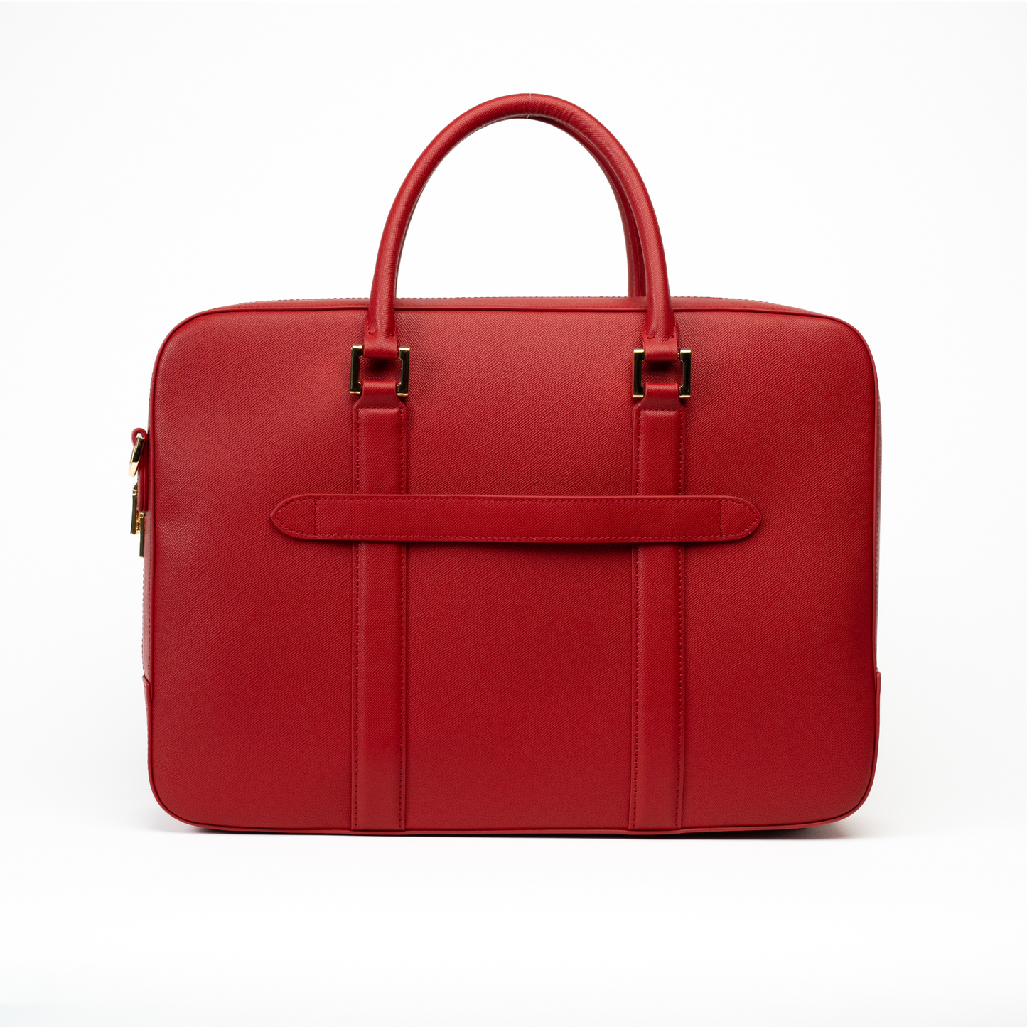 Red Leather Hand Bag