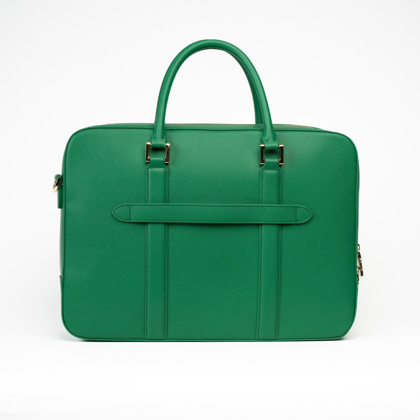 Emerald Green Leather Handbag