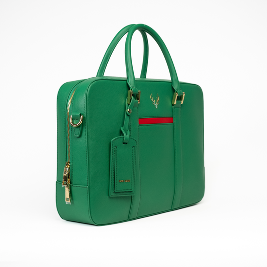 Green Saffiano Handbag