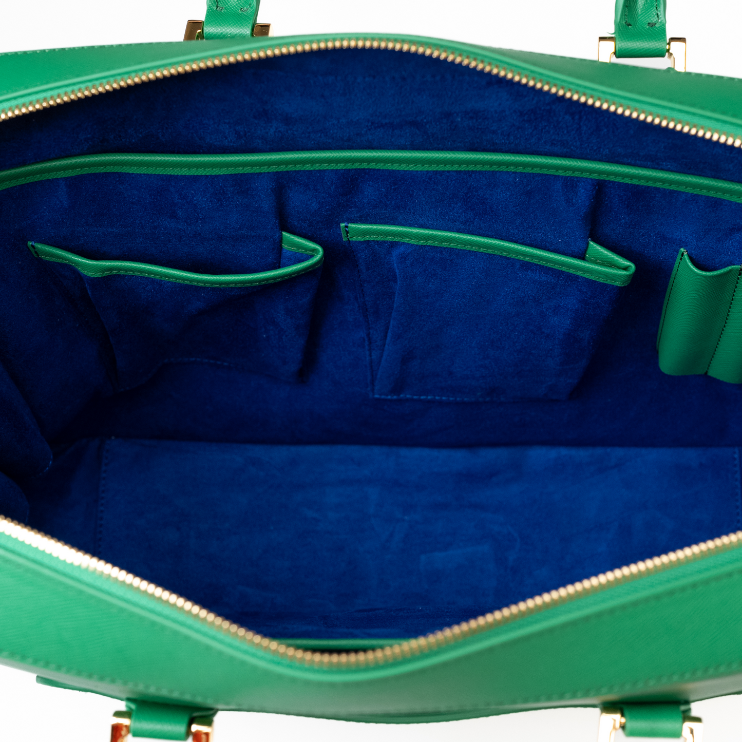 Emerald Green Leather Handbag