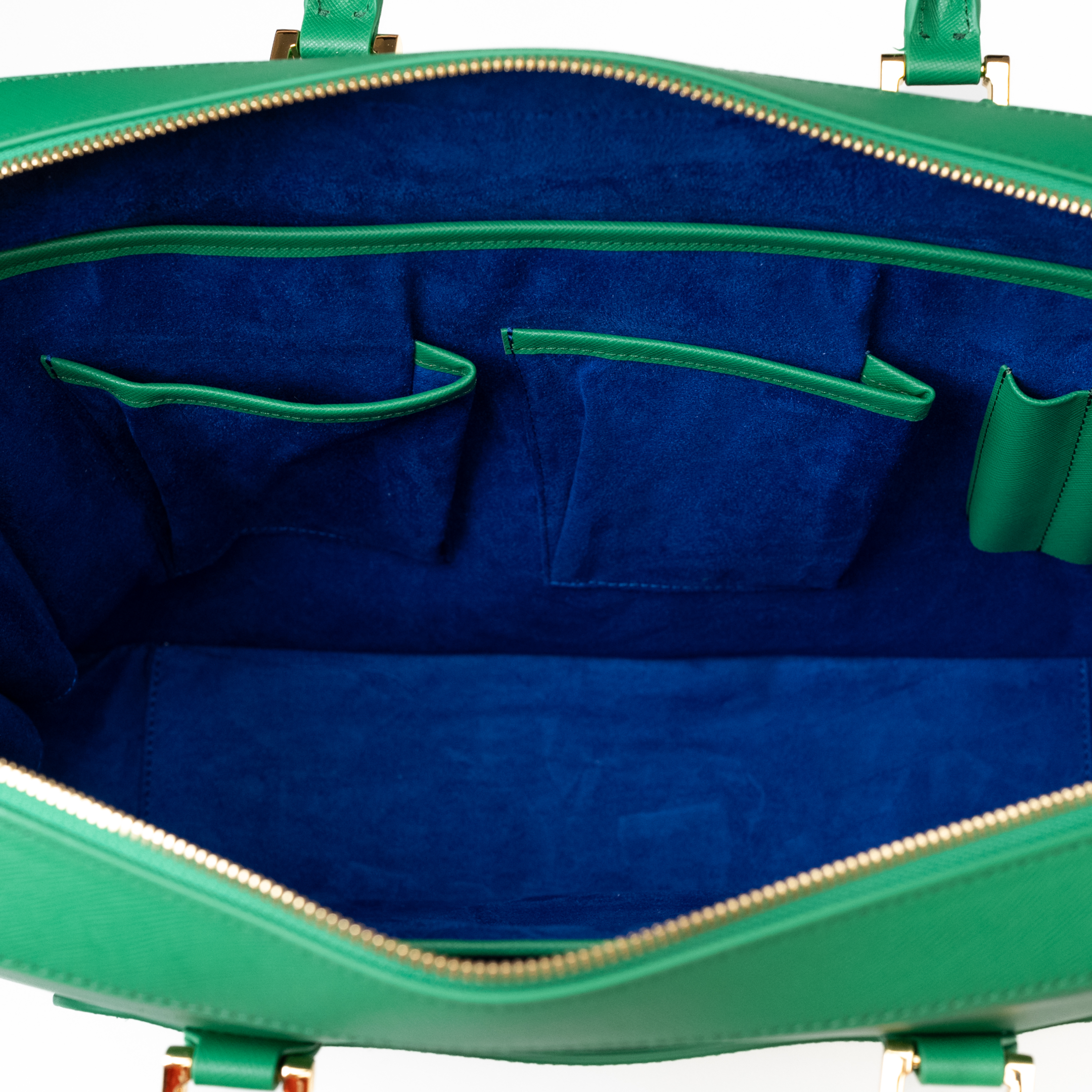 Green Saffiano Handbag