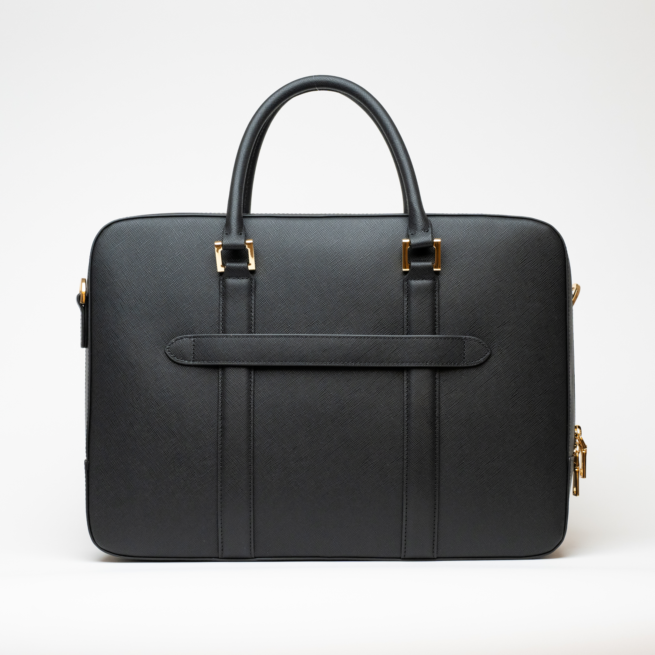Black Saffiano Handbag