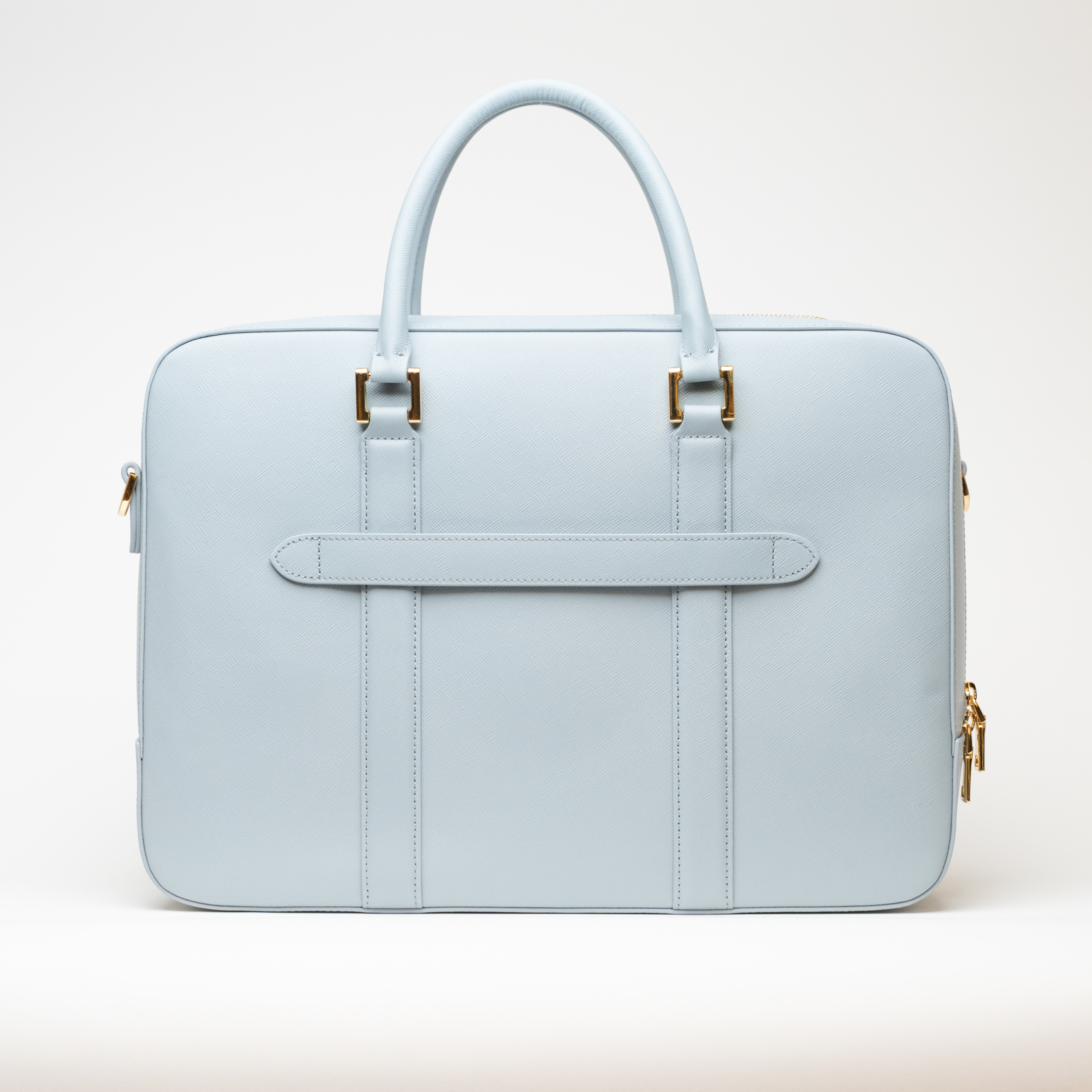 Grey Saffiano Handbag