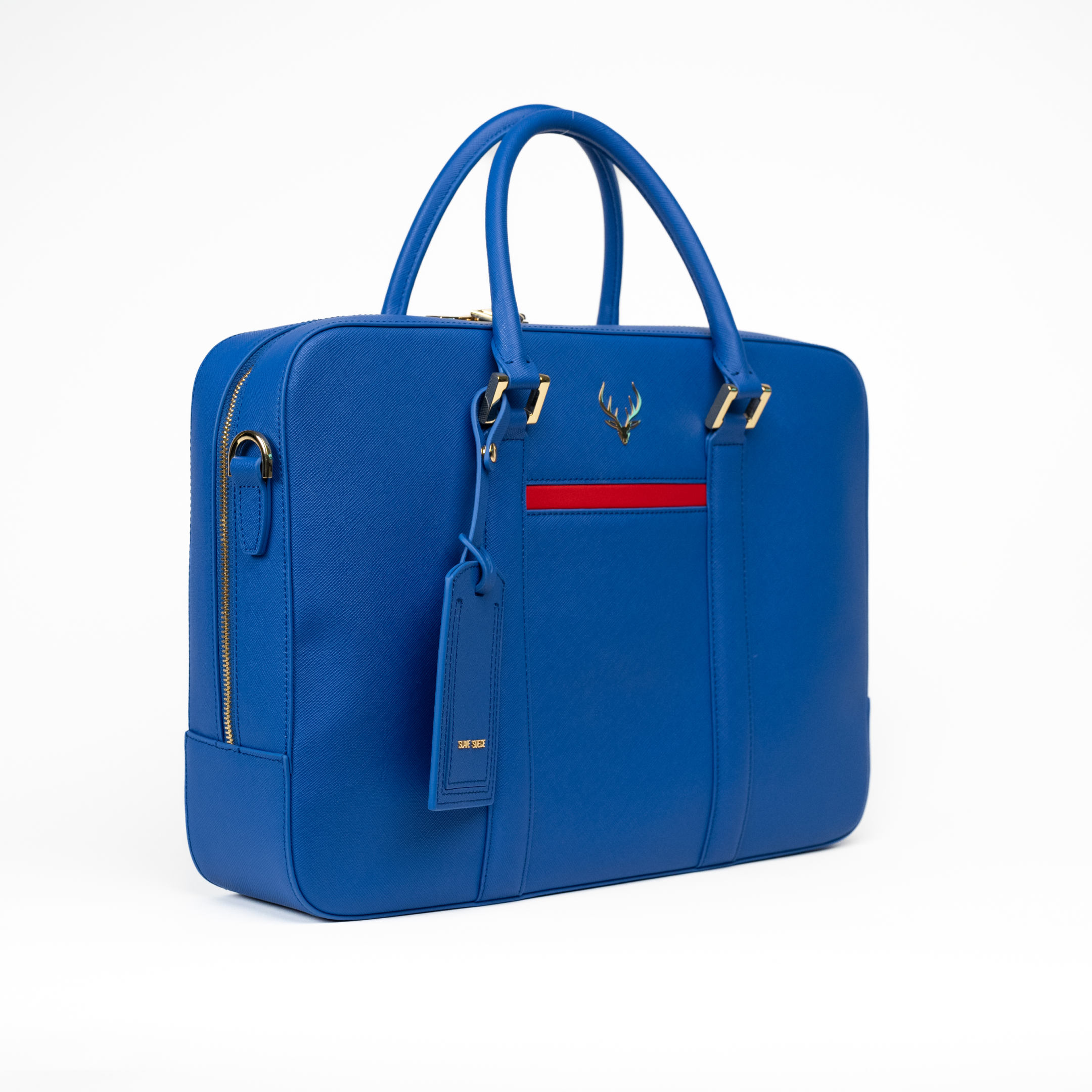 Electric Blue Saffiano Handbag